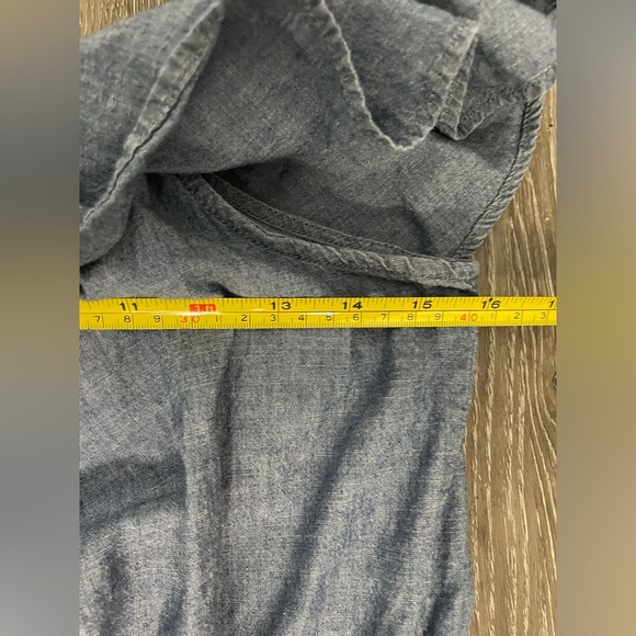 Vero Moda Off Shoulder Chambray Jumpsuit Size Medium - Picture 3 of 14